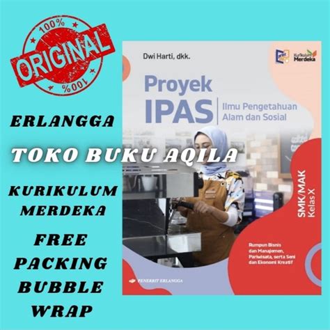 Jual Buku Proyek Ipas Kelas 1 X 10 Smk Erlangga Rumpun Bisnis Kurikulum Merdeka Shopee Indonesia