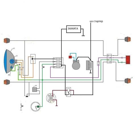 Схема замка зажигания днепр - 88 фото