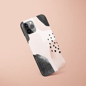 Nude Abstracts Iphone Case Watercolor Polka Dot Pattern Phone Case Nude Pink Classy