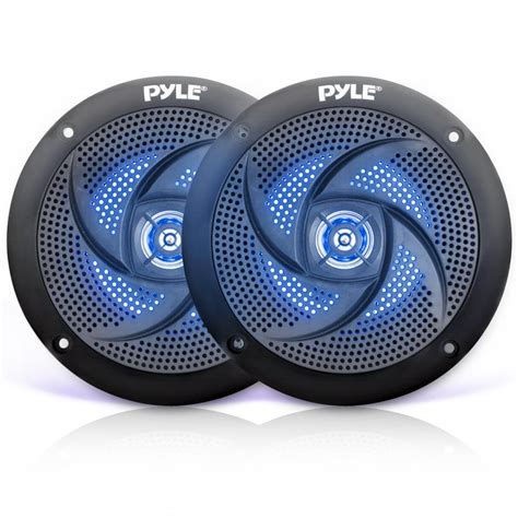 Buy Pyle Waterproof Rated Marine Speakers Low Profile Slim Style