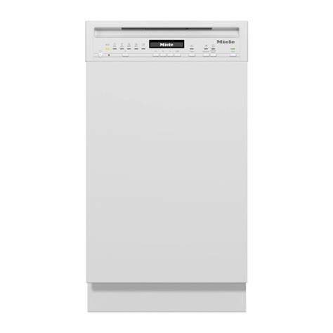 Miele G 5740 SCi SL - Brillantweiß - Geschirrspüler integrierfähig