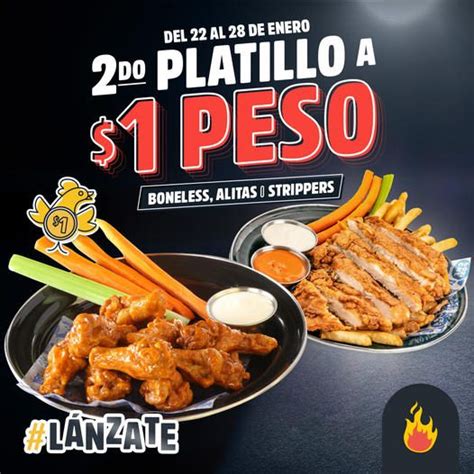 Promo Las Alitas 2do Platillo A 1 Peso Esta Semana