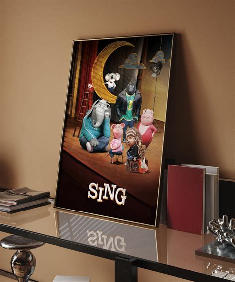 Sing Movie Poster for Wall Art - Etsy