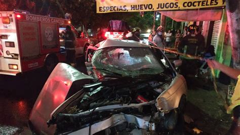 Dos Muertos Y Cuatro Heridos En Accidente Vehicular En Cancún