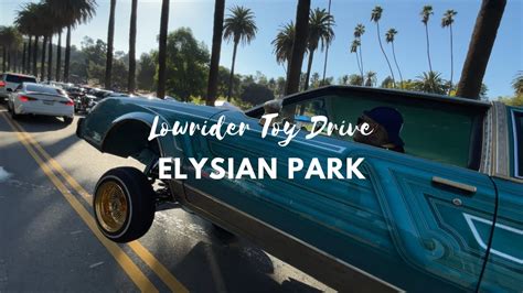 Lowriders Annual Toy Drive And Car Show Elysian Park Los Angeles 110622