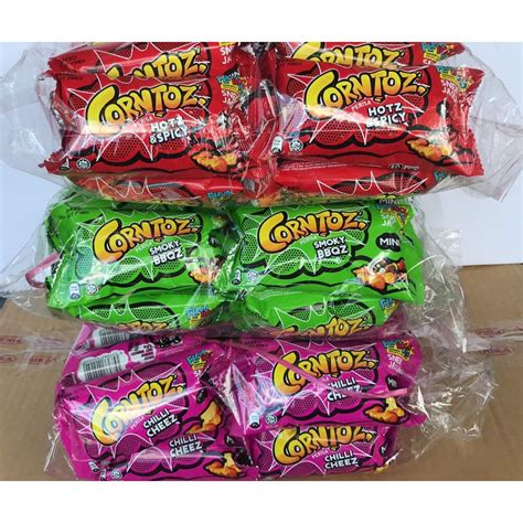 G X Pcs Mini Corntoz Snack Chilli Cheez Smoky Bbqz Hot Spicy Omyfood Shopee Malaysia