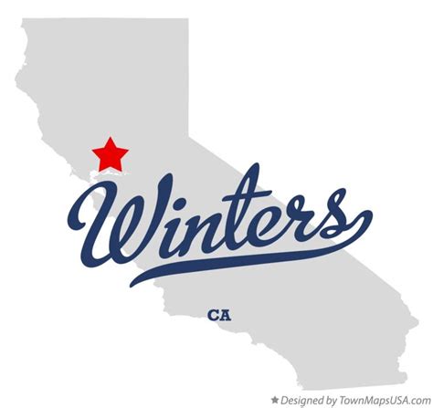 Map of Winters, CA, California