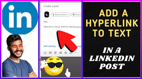 How To Add A Hyperlink To Text In A Linkedin Post Youtube