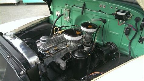 52 Chevy 216 Original Engine With Dual Carbs Chevy Pickups Chevy