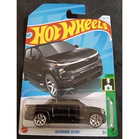 HOT WHEELS SILVERADO EV RST BLACK Shopee Philippines