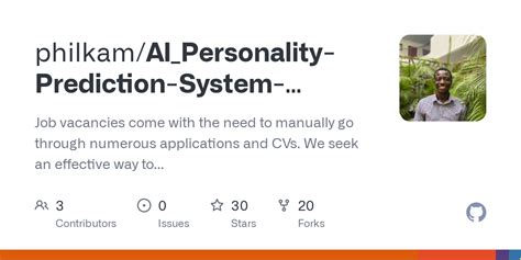 Ai Personality Prediction System Through Cv Analysis App Py At Main