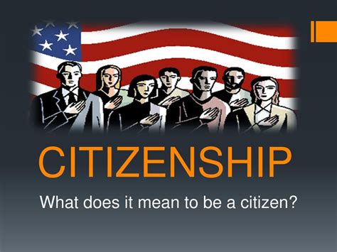 Citizen Definition