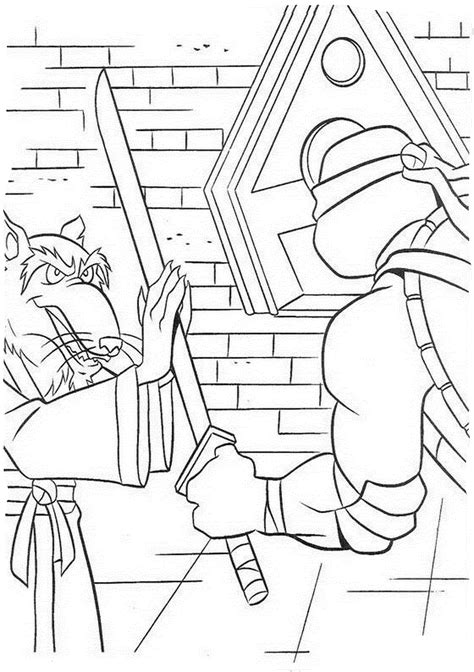 Splinter Coloring Pages