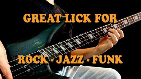 Great Pentatonic Bass Lick Bass Lesson Youtube