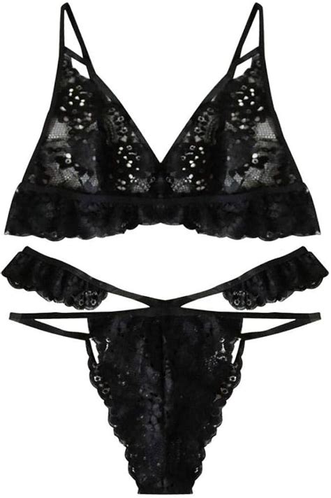 Rtyoo Completini Intimi Reggiseno Perizoma Lingerie Sexy Femminile Abbigliamento Erotico Vestiti