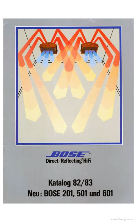 Bose Direct Reflecting HiFi Product Catalogue HiFi Engine