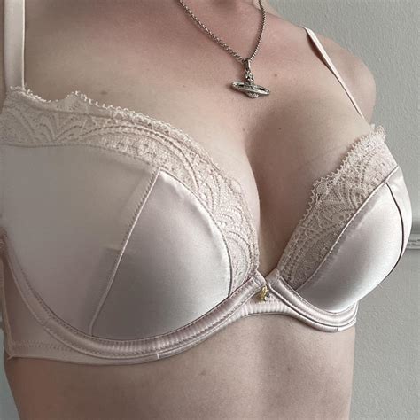 New Look Nude Pink Push Up Bra C True To Size Depop