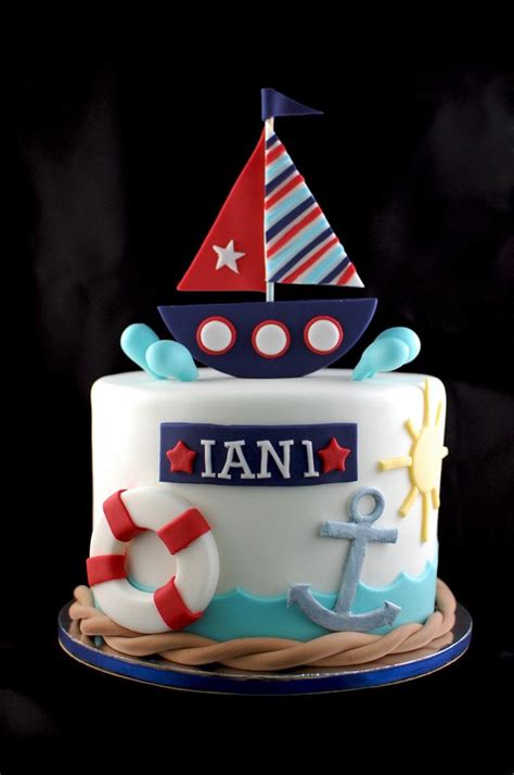 25 Amazing Image Of Nautical Birthday Cakes