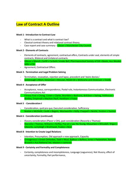 Theory Of Contract Law Formality