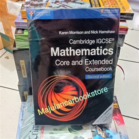 Jual Sbi Cambridge Igcse Mathematics Core And Extended Coursebook