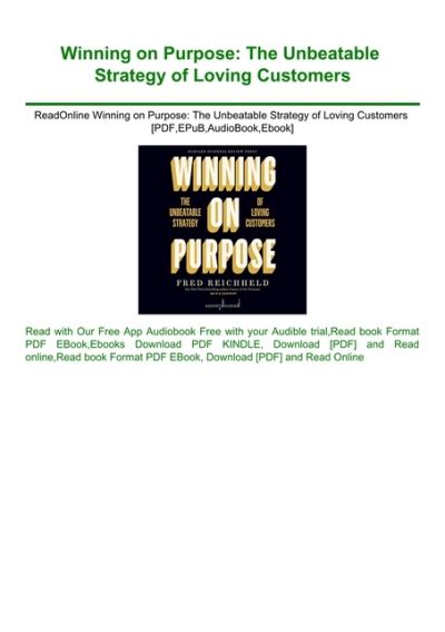 ReadOnline Winning on Purpose The Unbeatable Strategy of Loving ...