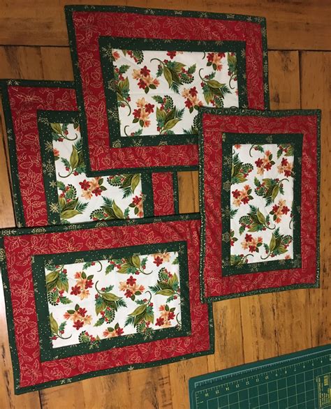 Patterns For Quilted Christmas Placemats