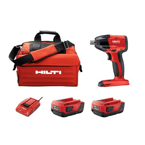 Hilti Siw T A Volt High Torque Cordless Impact Wrench Kit With