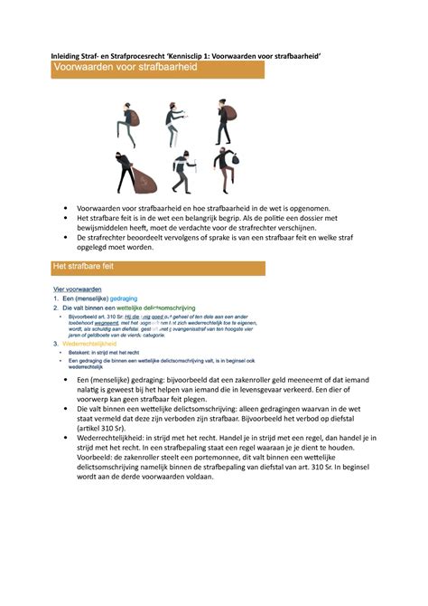 Inleiding Straf En Strafprocesrecht Kennisclips Week 2 Inleiding