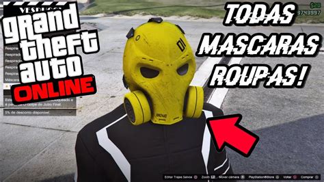 GTA V DLC HEISTS PART 2 TODAS AS MÁSCARAS E ROUPAS YouTube