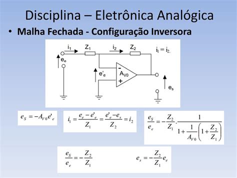 PPT Amplificadores Operacionais PI PowerPoint Presentation Free