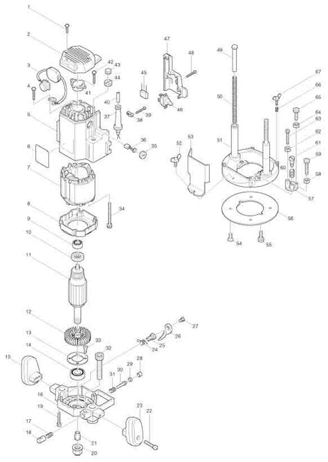 Makita C Router Partswarehouse