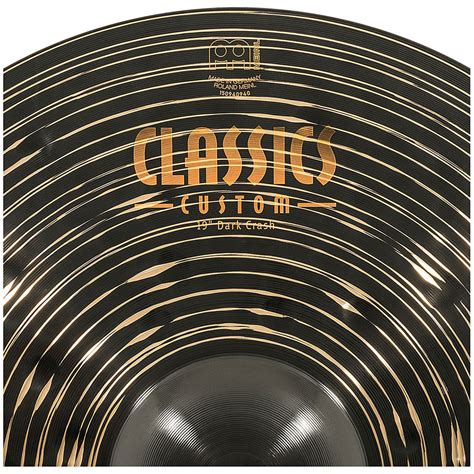 Meinl Classics Custom Dark 19 Crash CC19DAC Crash Cymbal