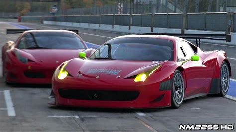 Insane Ferrari 458 Gt3 Sound On Track Youtube