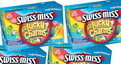 Swiss Miss Has Created A Hot Cocoa Mix Thats Full Of Lucky Charms Marshmallows