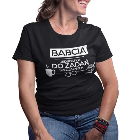 Babcia Jednostka Do Zada Specjalnych Damska Lub Unisex Koszulka Na