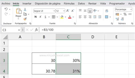 Convertir Número A Porcentaje En Excel Ninja Del Excel