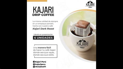 Drip Coffee en 4 pasos Kajari Perú YouTube