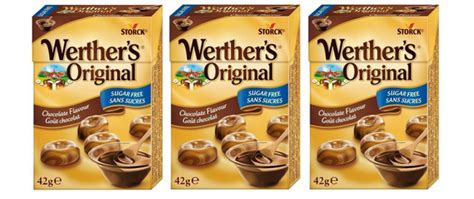Конфеты Werthers Original Шоколадный вкус 3 шт х 42 гр (Германия ...