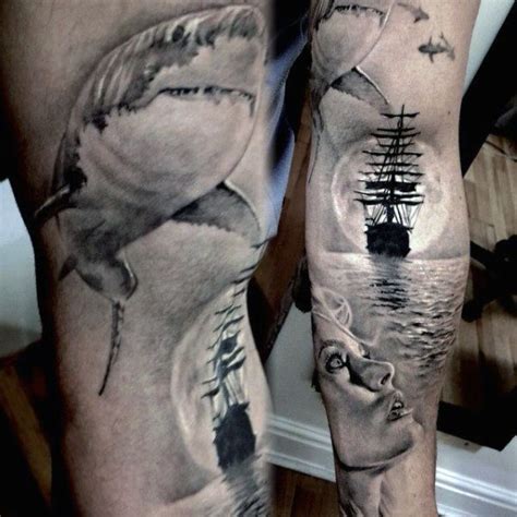 70 Ship Tattoo Ideas For Men A Sea Of Sailor Designs Ship Tattoo