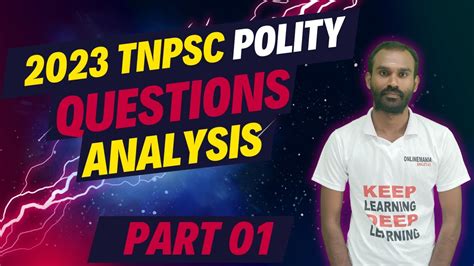 2023 Tnpsc Indian Polity Original Questions Detailed Analysis And