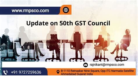 Key Highlights Of 50th Gst Council Meeting Rmps Virtual Cfo