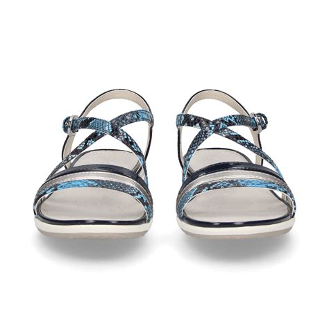 Geox Flache Sandalen F R Damen D R C C Azul