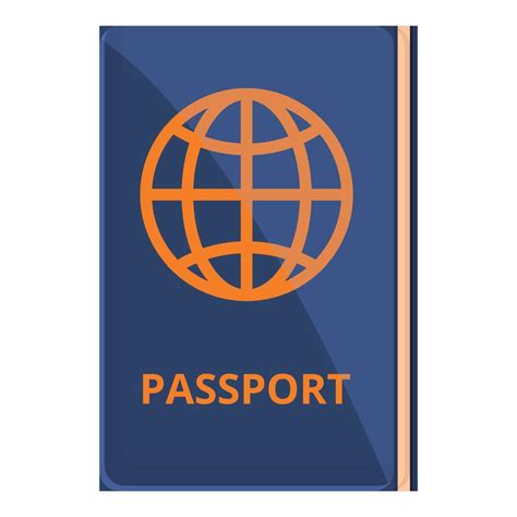 Icono De Pasaporte De Viaje Estilo De Dibujos Animados 14340171 Vector