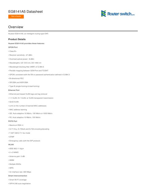 Eg8141a5 Datasheet | PDF