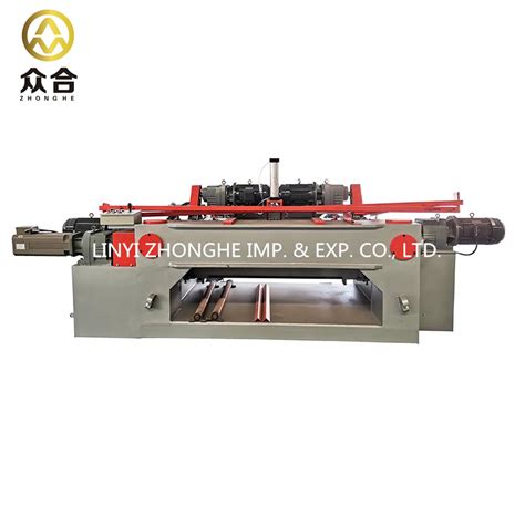 Wood Peeling Veneer Machine 8 Feet High Speed Plywood Core Veneer