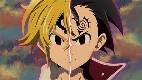 Download Wallpaper 3840x2400 Face Off Zeldris Meliodas The Seven