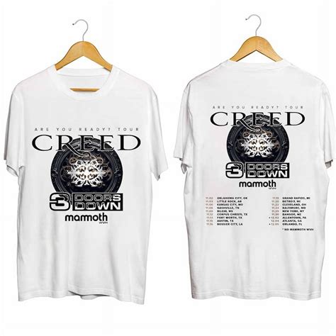 Creed 2024 Tour Shirt Are You Ready Tour Shirt Creed Band Fan Shirt