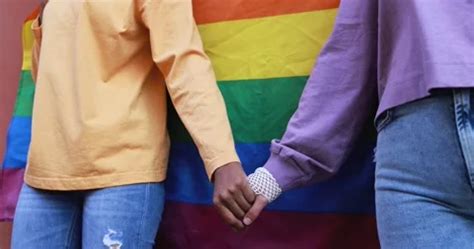 Multiracial Lesbian Couple With Lgbt Rai Stock Video Pond