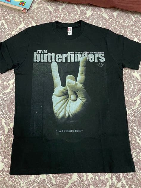 Butterfingers Band Tshirt Original Merchandise By Empayar Kukubesi Men