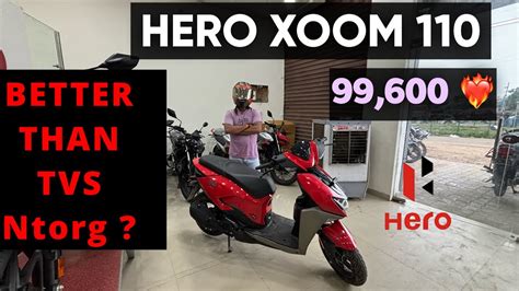 Hero Xoom Review Better Than Honda Activa Tvs Jupiter